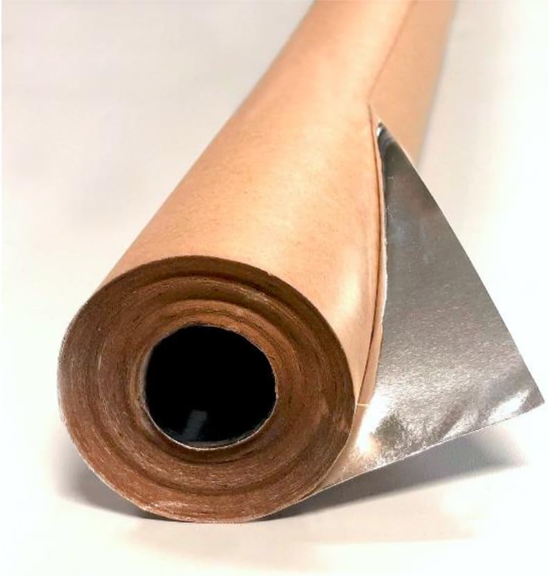 Spezielle robuste Dampfsperre für Saunabau, Aluminiumfolie, Alufolie, Sauna