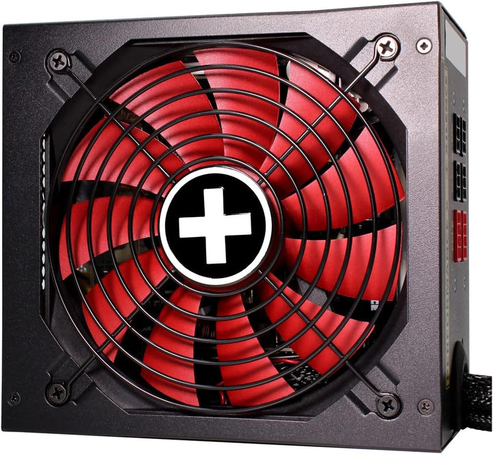 Xilence XP850MR9 850W PC Netzteil, Semi Modular, 80+ Gold, Gaming, ATX, rot/schwarz