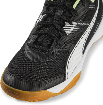 PUMA Unisex Solarflash Ii Indoor Court Shoe 36 EU Puma Black Puma White Fizzy Light Gum, 36 EU Puma