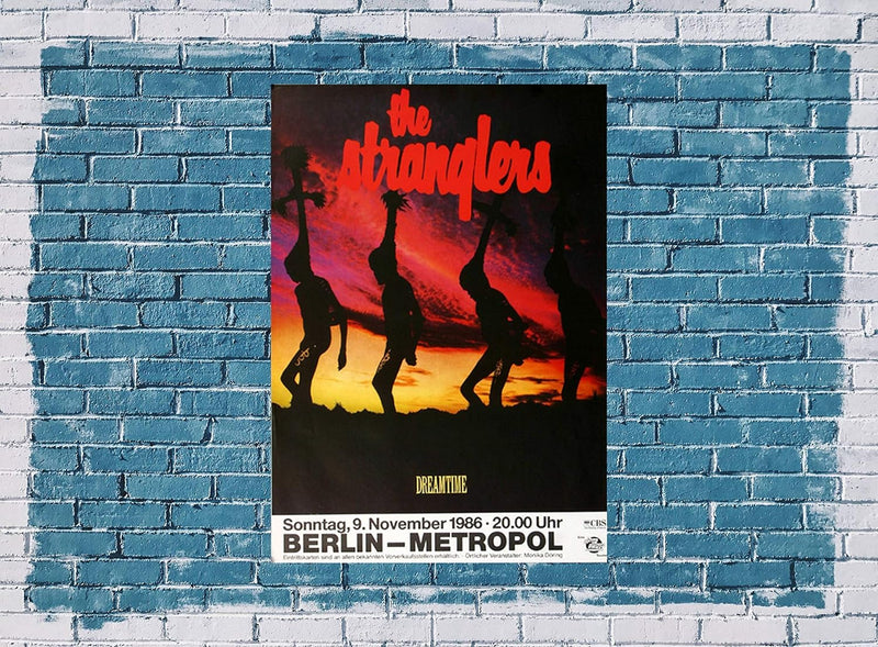 The Stranglers - Dreamtime, Berlin 1986 » Konzertplakat/Premium Poster | Live Konzert Veranstaltung