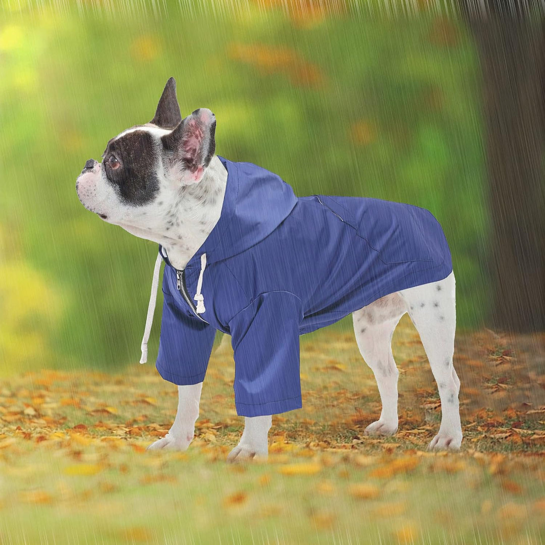 Pethiy Premium hunderegenmantel,Wasserdicht Hundemantel mit Kapuze Hundebekleidung Hunde Regenjacken