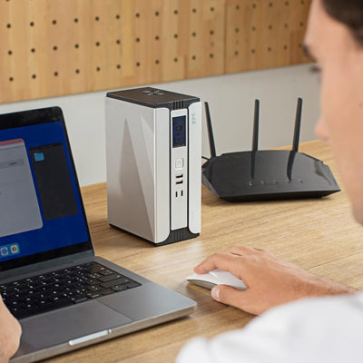 SKE Mini USV Stromversorgung 30000mAh Akku Stromausfall UPS USV 230V Unterbrechungsfreie Stromversor