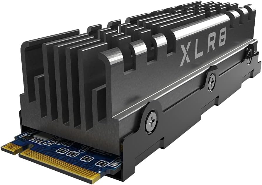 PNY XLR8 CS3040 M.2 NVMe Gen4 x4 Internal Solid State Drive (SSD) mit Heatsink 2TB, Lesegeschwindigk