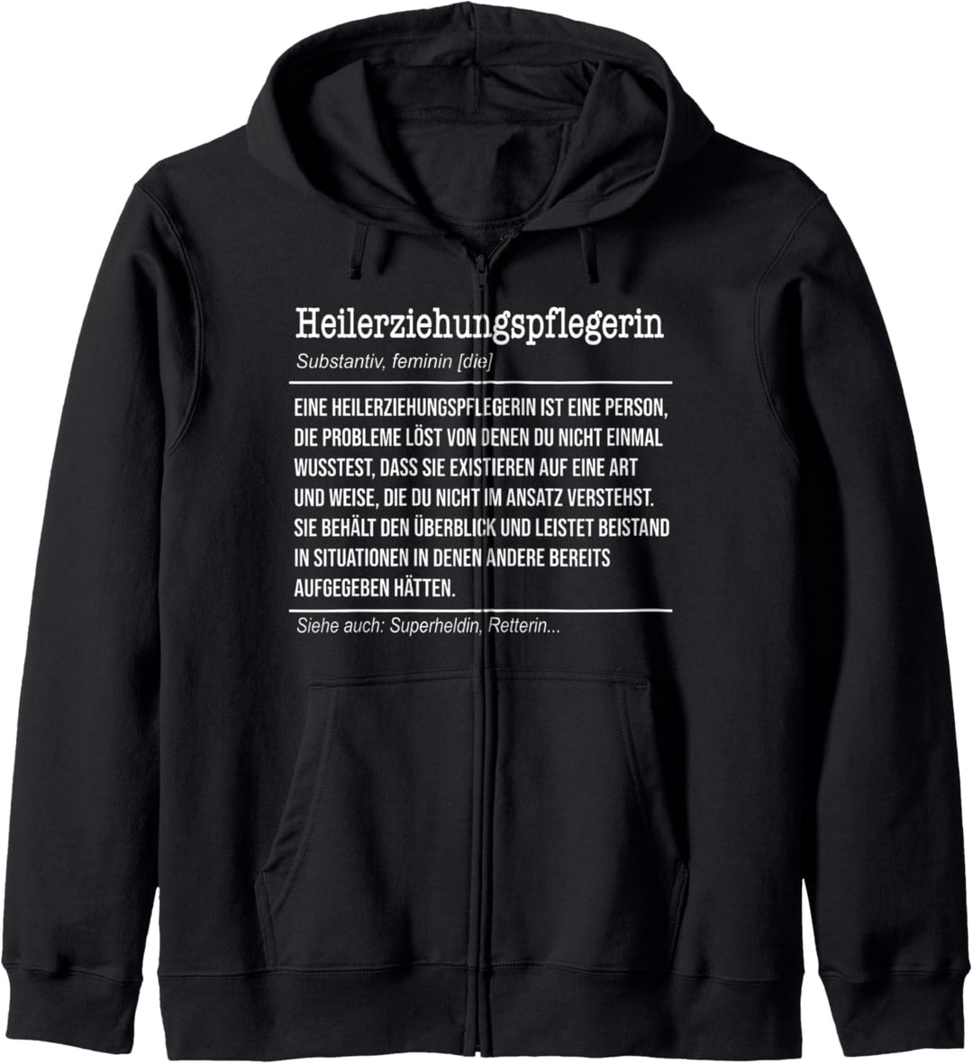 Heilerziehungspflegerin Definition Heilerziehungspflege Kapuzenjacke