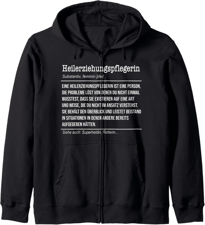 Heilerziehungspflegerin Definition Heilerziehungspflege Kapuzenjacke