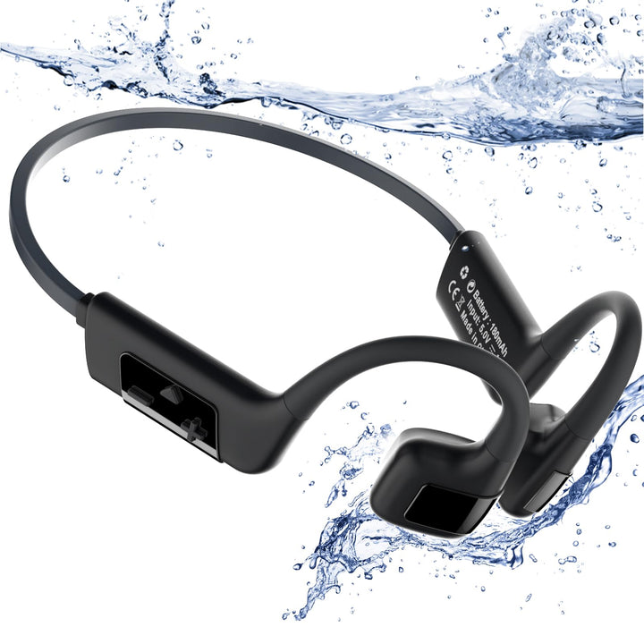 MONODEAL Kopfhörer Schwimmen knochenschall kopfhörer Bluetooth 5.4 IP68 Unterwasser Kopfhörer 32G MP