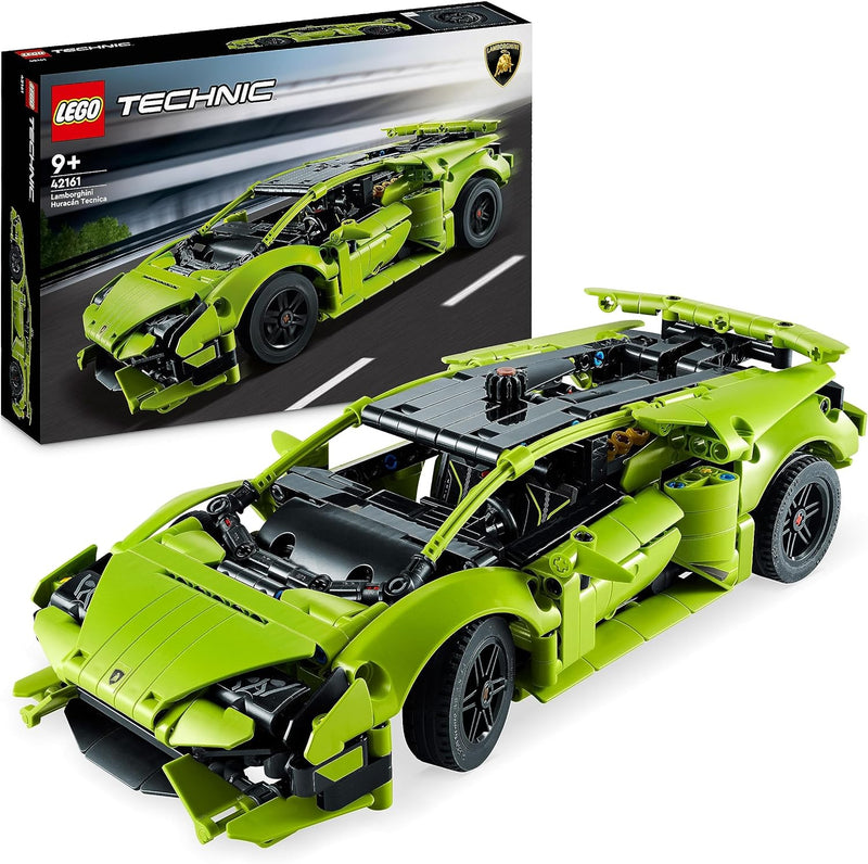 Lego 42161 Technic Lamborghini Huracán Tecnica Spielzeugauto-Modellbausatz, Rennwagen-Bauset für Kin