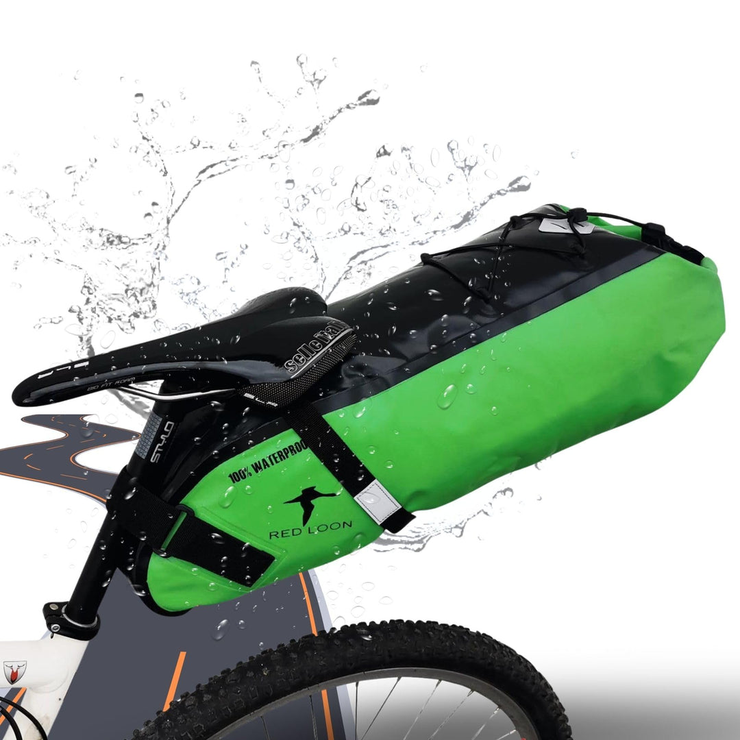 Red Loon Fahrrad Satteltasche Fahrradsitz Tasche Backloader Bike Packing - 15Ltr - wasserdicht reiss