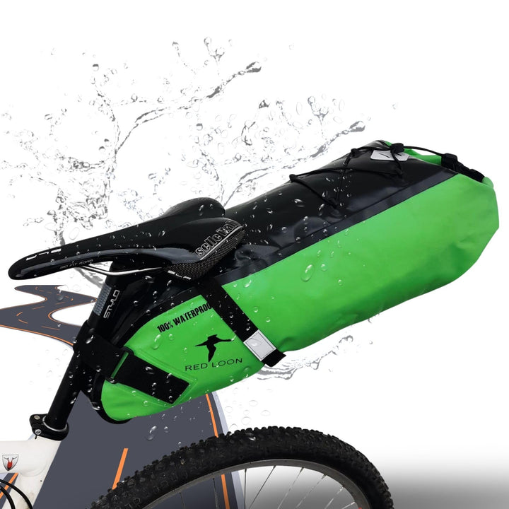 Red Loon Fahrrad Satteltasche Fahrradsitz Tasche Backloader Bike Packing - 15Ltr - wasserdicht reiss