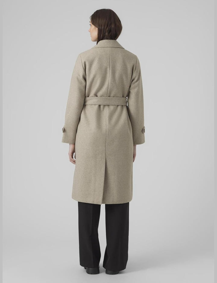 VERO MODA female Mantel VMFORTUNEVEGA Mantel M Silver Mink, M Silver Mink