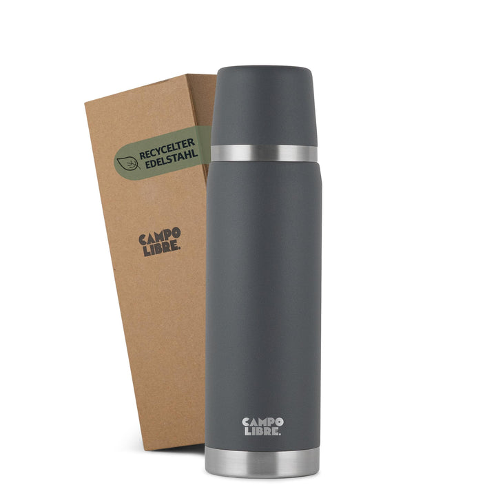 Campo Libre. Jaco® Thermoskanne 1L, 750ml, 500ml I Thermos mit Becher I Unsere Thermosflasche mind.