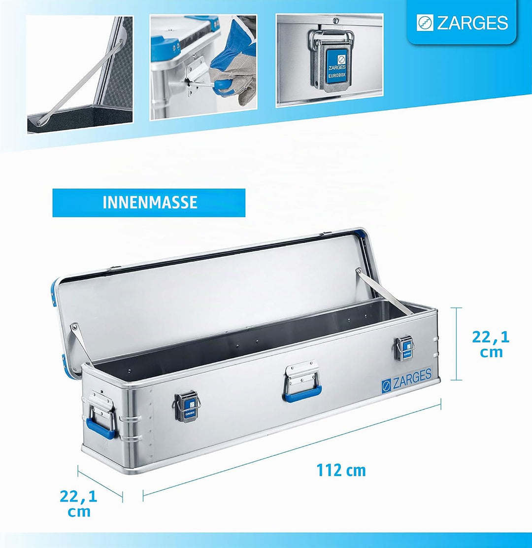 Alu-Eurobox; 63l; IM: 1150x250x220mm