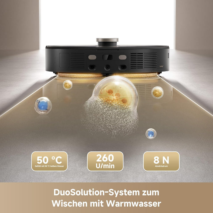 Mova V50 Ultra Complete Saugroboter mit Wischfunktion 24.000 Pa, 6cm Hindernisüberwindung, Liftable