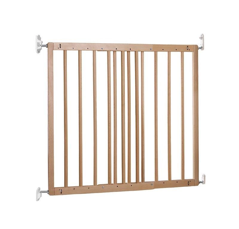 BabyDan Multidan Holz Tür und Treppenschutzgitter aus Europäischer Buche, Türbreite 60.5-102 cm, Far