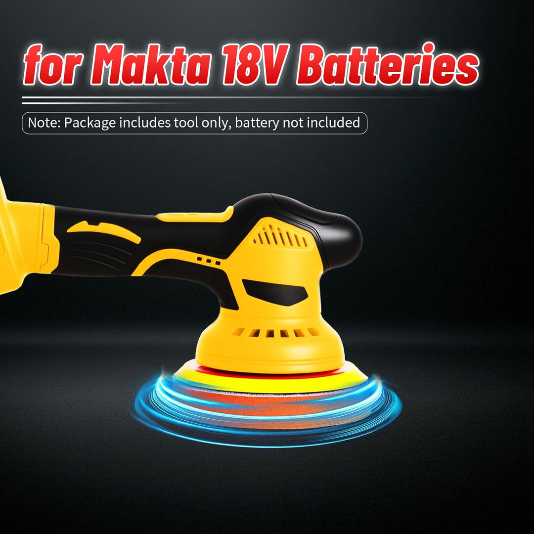 Auto Poliermaschine Set für Makita 21V Batterie Autopoliermaschine mit 8-stufiger Drehzahlregelung P
