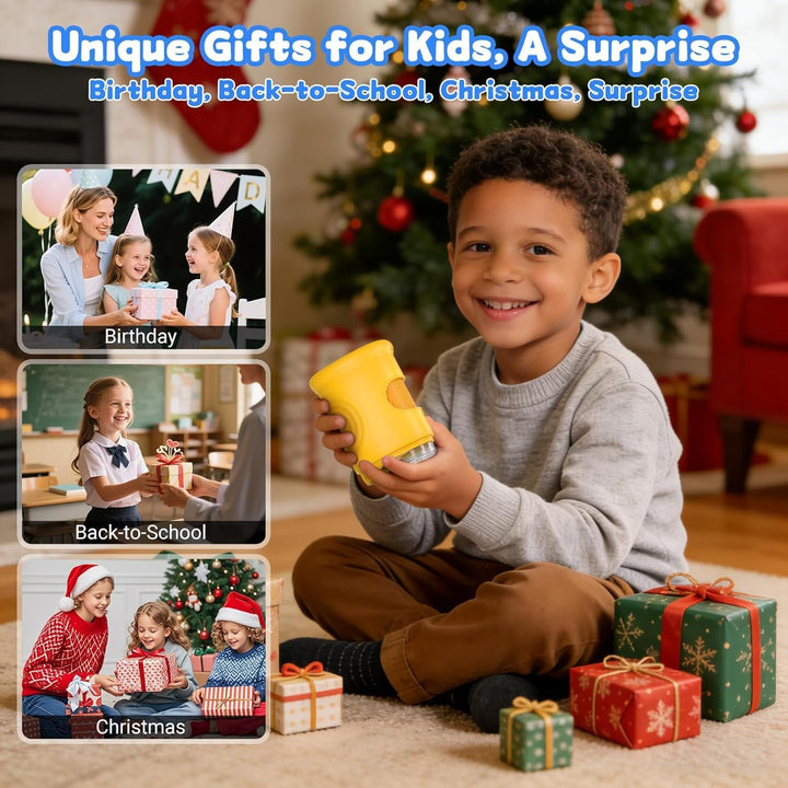 1000X Mikroskop für Kinder,Handheld-Mikroskop mit HD 2,0" IPS-Bildschirm,Video & Foto,Mint-Spielzeug