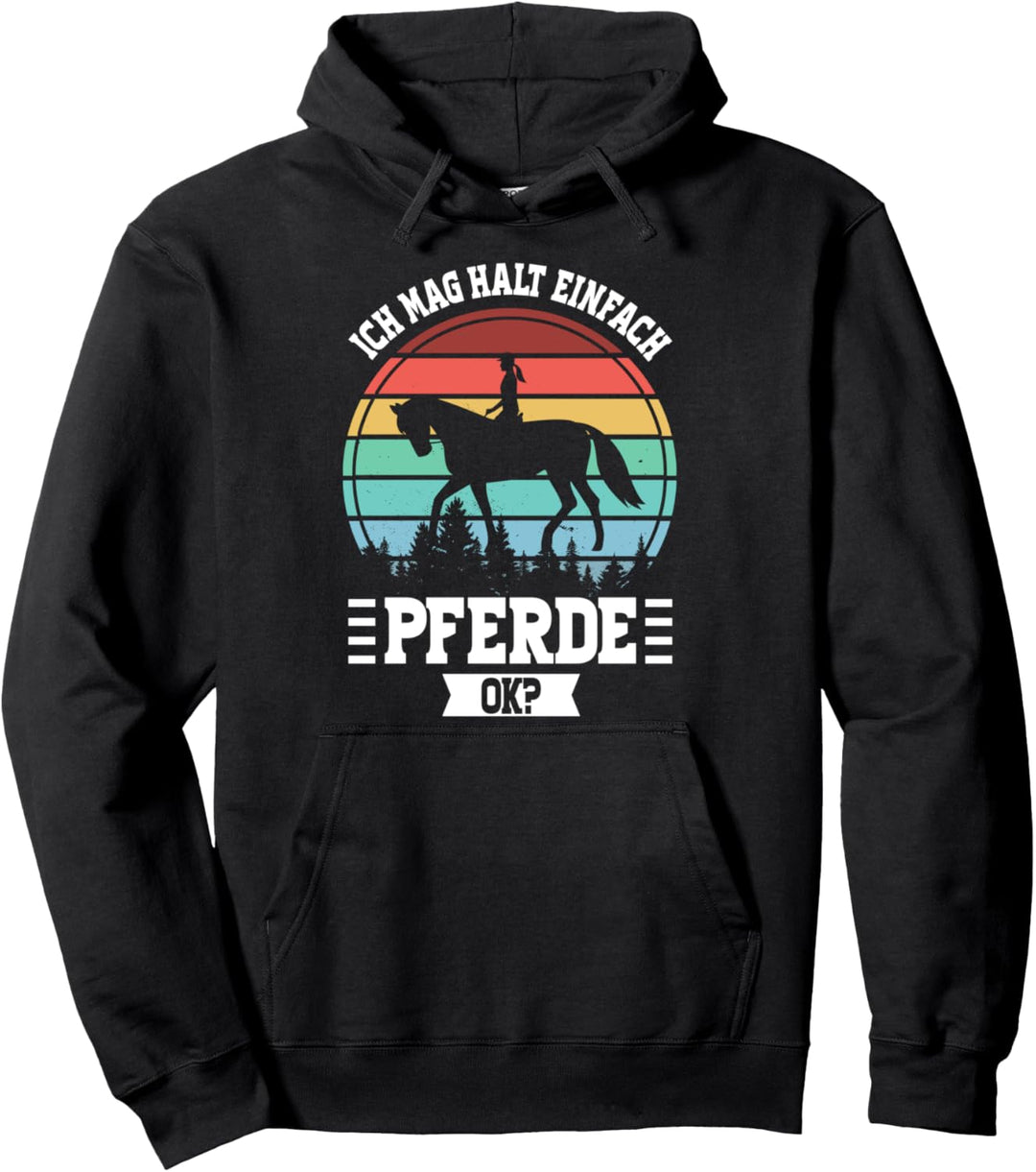 Pferde Pferde Reitsport Pullover Hoodie