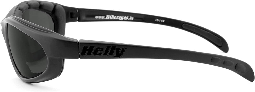 HELLY® - No.1 Bikereyes® | Bikerbrille, Motorradbrille, Motorrad Sonnenbrille | winddicht, gepolster