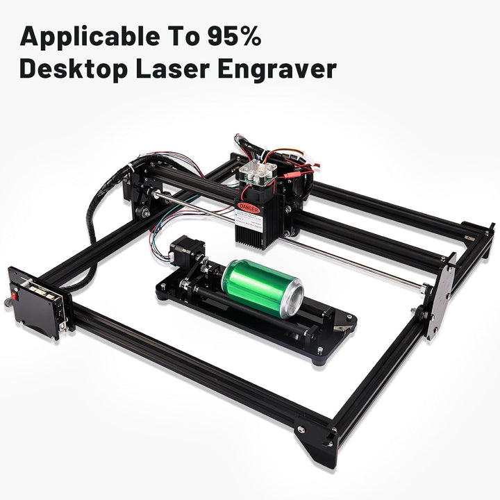 Lasergravierer Y Achsen Rotationswalzen Graviermodul zum Lasergravieren Schneiden zylindrischer Obje