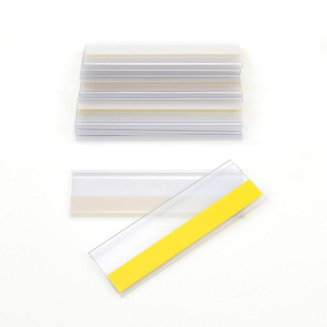 Selbstklebende Etikettenhalter für Einstecketiketten 300 mm Breit/Tickethalter/Etiketten Halter (66