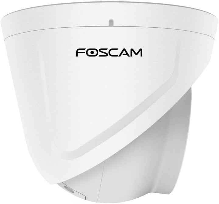 Foscam T5EP 5 MP POE-Überwachungskamera mit integriertem Scheinwerfer und Einer Alarmsirene, Erkennu