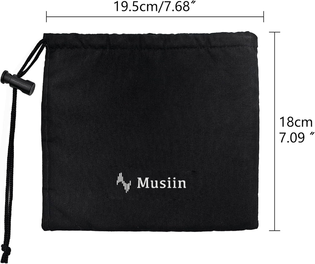 Musiin Pendlertasche für Audiogeräte, kompatibel mit Sennheiser MK4, MK8, AKG C214, AT4040, DJI Mic3