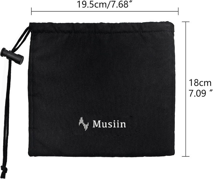 Musiin Pendlertasche für Audiogeräte, kompatibel mit Sennheiser MK4, MK8, AKG C214, AT4040, DJI Mic3