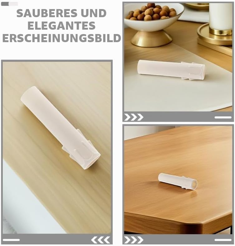 VICASKY 15 Stück Kerzenhülsen Aus Kunststoff 3X10Cm Tropfenförmige Kerzenmanschetten Für Kronleuchte
