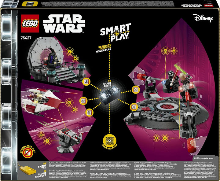 LEGO Star Wars 75427 SMART Play: A-Wing und das Duell im Thronsaal - Interaktives All-in-1 Spielset