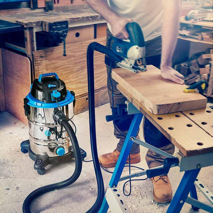 Vacmaster VQ1530SFDC 1500W 30L Nass Trockensauger Bodenstaubsauger Starke Saugleistung Staubsauger E