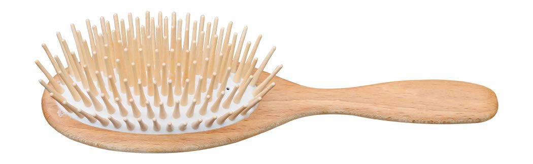 Lockenbürste ! Holz Haarbürste,mit extra langen geraden Ahorn-Holzstiften, speziell für langes und s