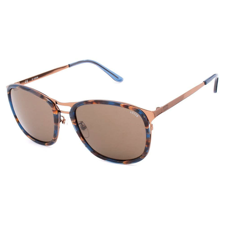 Lozza S0353742 Brille, Braun, 57 mm, Unisex, Erwachsene