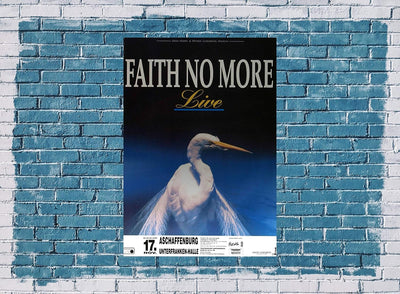 Faith No More - Angel Dust, Aschaffenburg 1992 » Konzertplakat/Premium Poster | Live Konzert Veranst