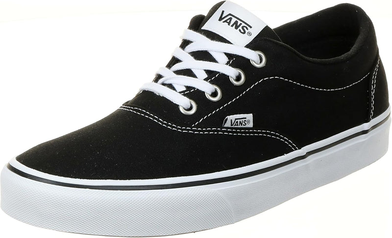 Vans Damen Doheny Sneaker 34.5 EU Canvas Black White, 34.5 EU Canvas Black White