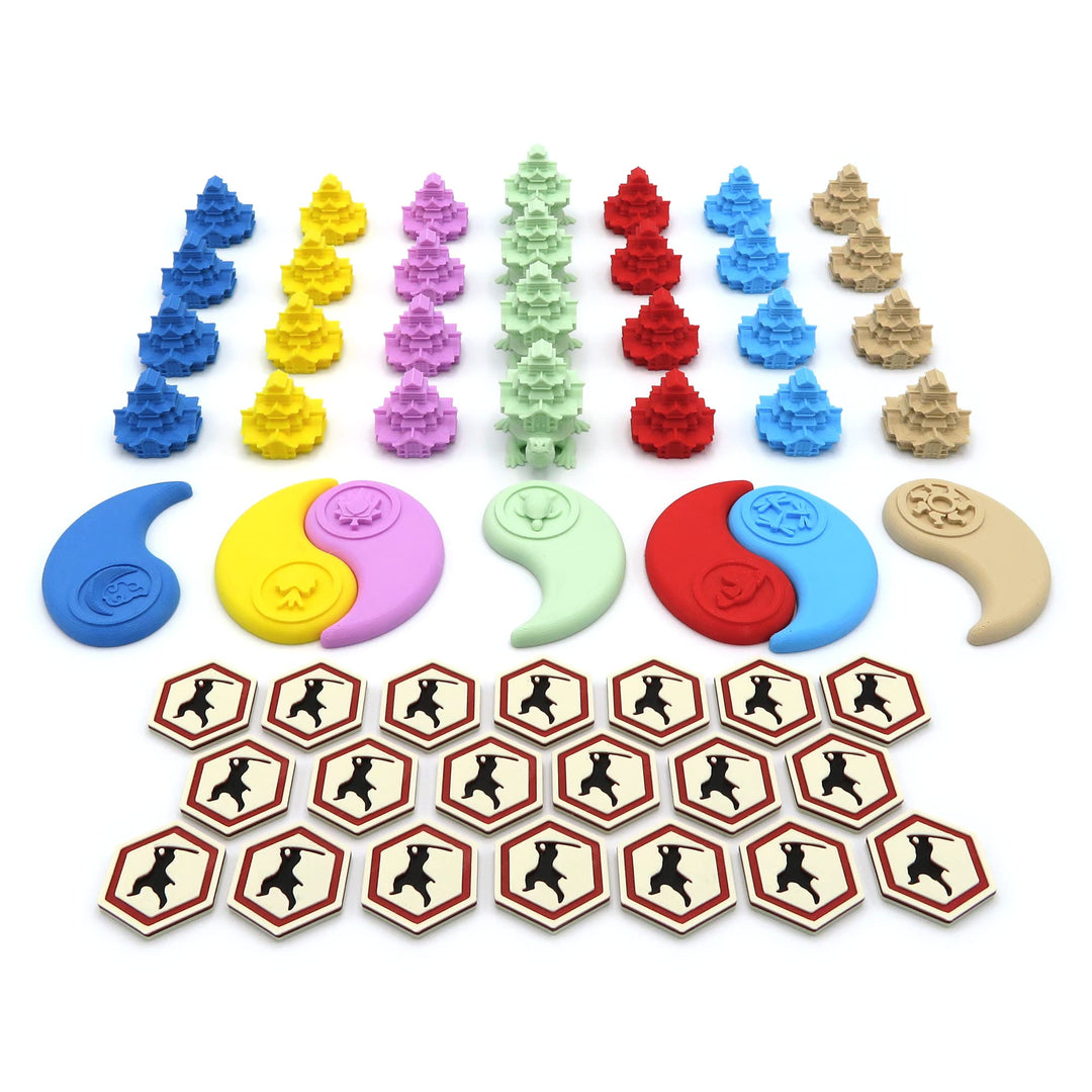 BGExpansions RSUN004 Verbesserungspaket für Rising Sun 55 Stück