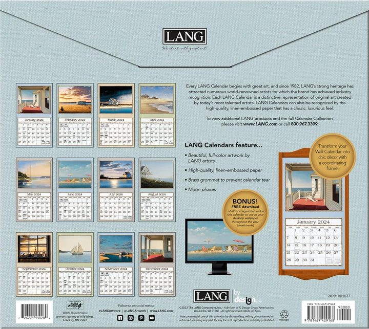 LANG Seaside 2024 Wandkalender (24991001877), 2024