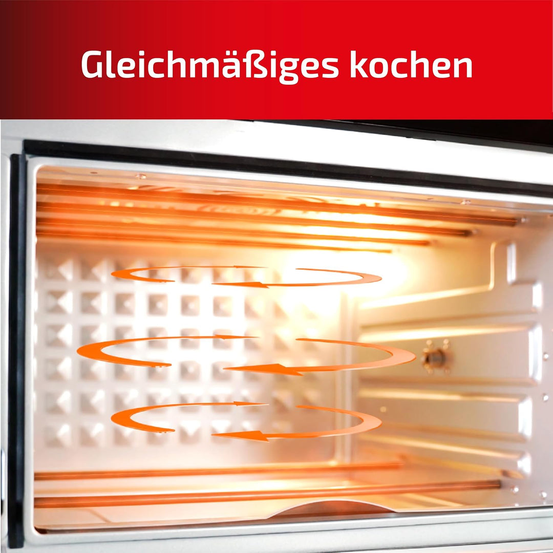 Ufesa Magnum Heissluftfritteuse XXL, 23L, Doppelter Widerstand, Energiesparend, 8 Programme, 1800W,