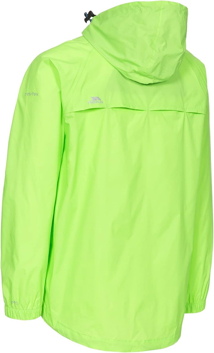 Trespass Unisex Erwachsene Qikpac Jacket Kompakt Zusammenrollbare Wasserdichte Regenjacke 3XS grün (