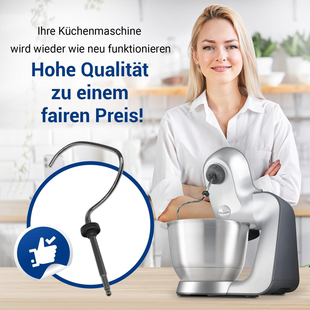 VIOKS Knethaken Ersatz für Bosch 00659890 659890 Rührhaken Rühraufsatz Rührer Knetwerkzeug Küchenmas