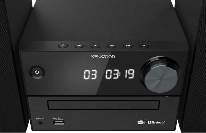 KENWOOD M-420DAB Micro-System, Schwarz, D, USB, Dab+, Bluetooth