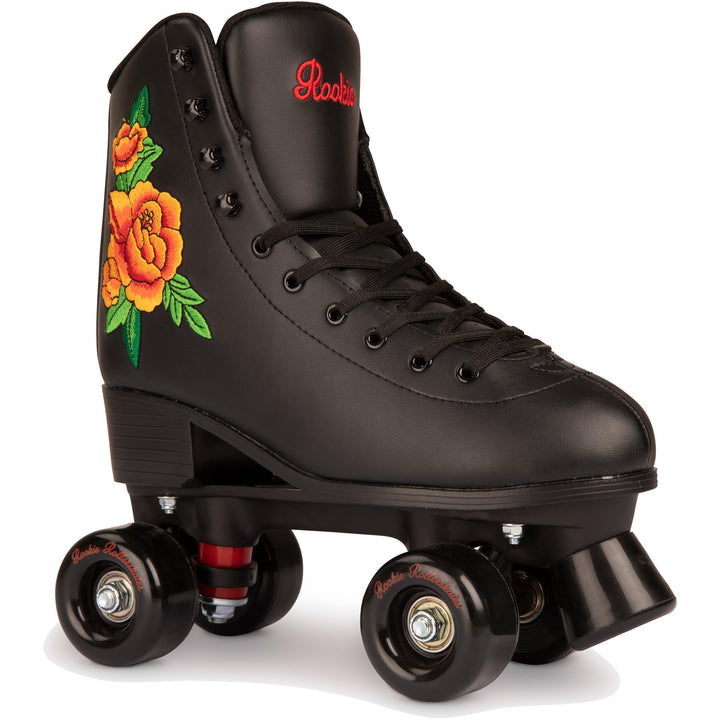 Rookie Damen Rollerskate Rosa Rollschuhe Size - UK 7 (EU 41) Schwarz, Size - UK 7 (EU 41) Schwarz