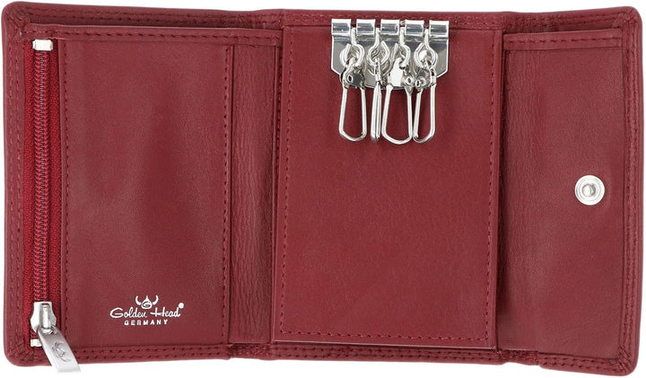 Golden Head Polo - Schlüsseletui 10 cm rot, Rot