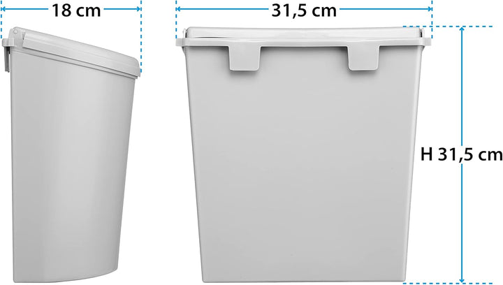 Brunner Pillar XL, Hängender Abfallbehälter, ideal für Wohnmobile und Wohnwagen, einfache Montage, g