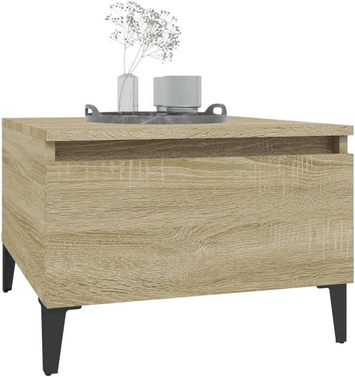 FIRBNUS Beistelltisch Sonoma-Eiche Beistelltisch Couch Beistelltisch Schmal Beistelltisch Holz Beist