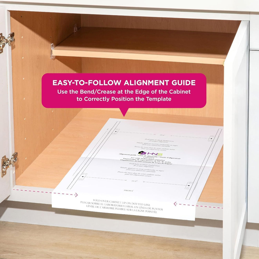 HOLDN’ STORAGE Ausziehbarer Schrank-Organizer – 12,7 cm hohe ausziehbare Schubladen für Küchenschrän