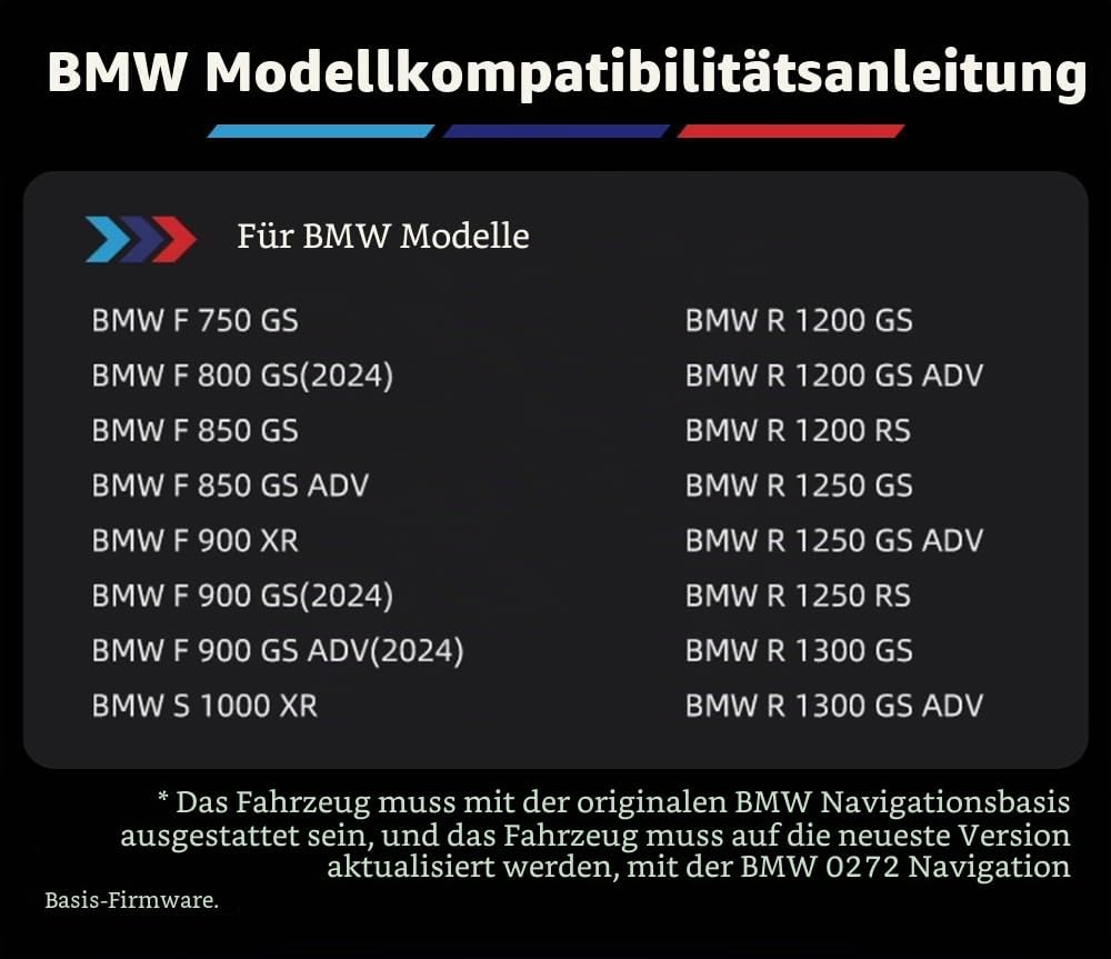 6,2" Motorrad Display für BMW R1200GS R1250GS F800 F900 S1000XR, Kabelloses CarPlay &amp; Android Auto (
