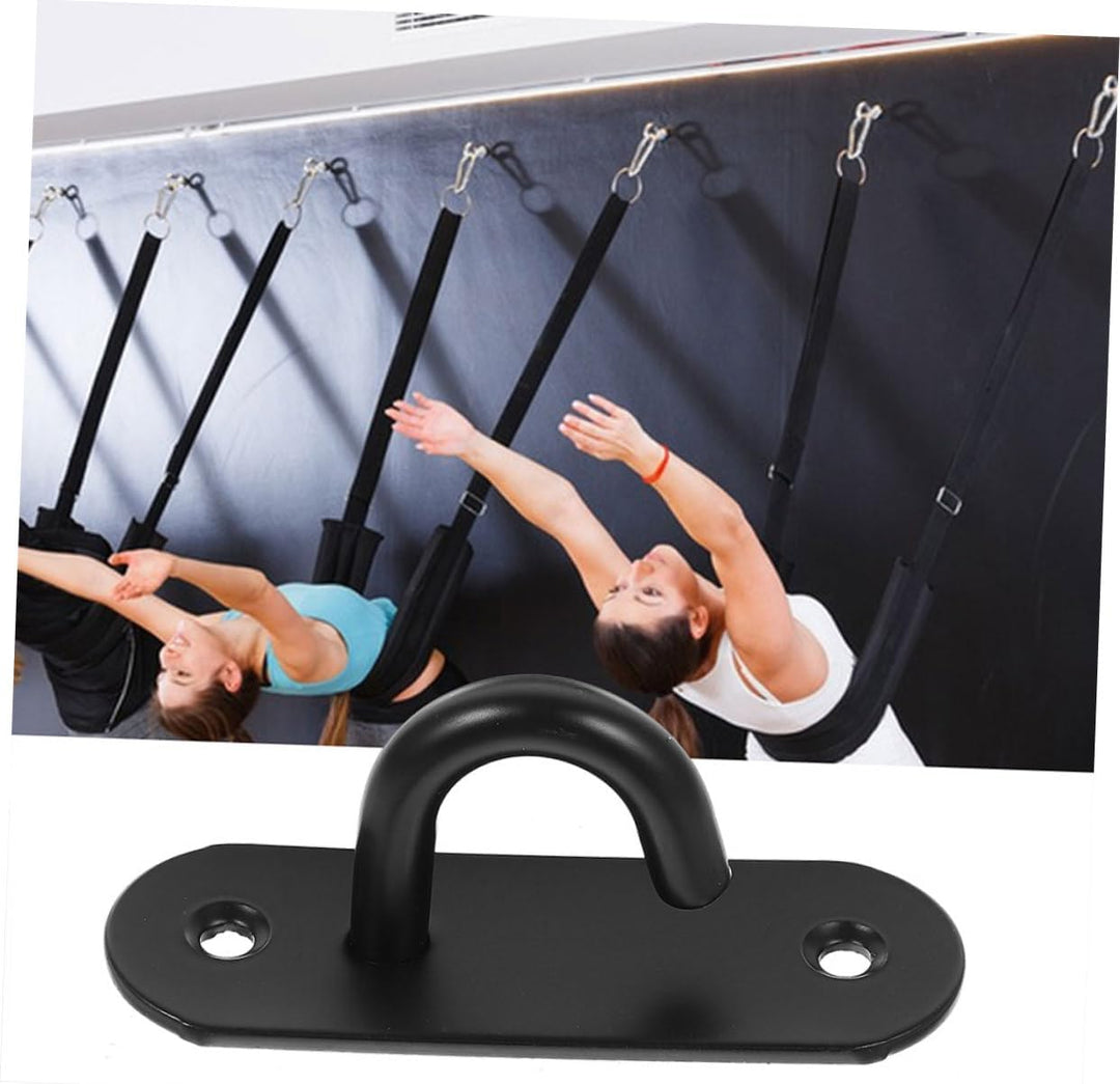 HEMOTON 4stücke Wandmontierter Widerstandsband Edelstahl Schwerlast-Haken Für Fitnessgeräte Gymnasti
