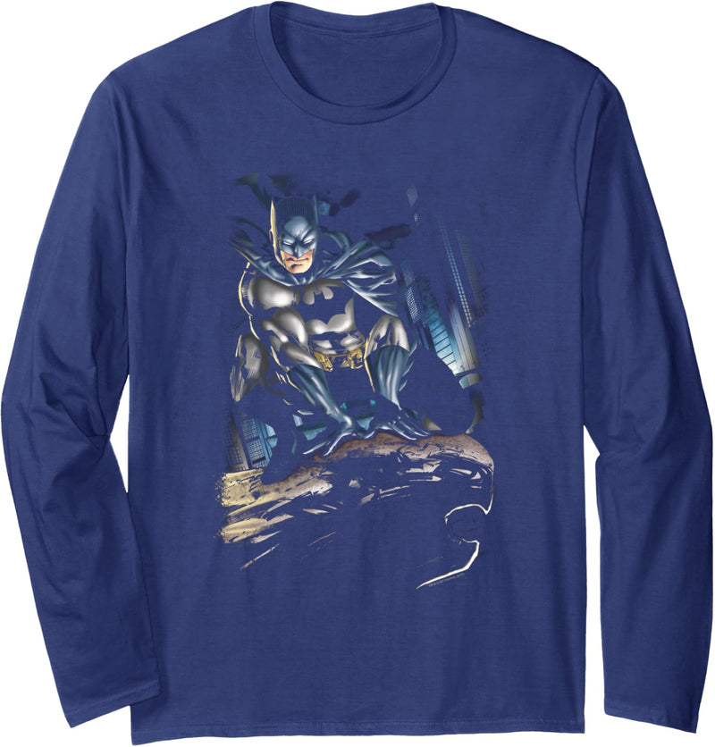 Batman Perched Langarmshirt