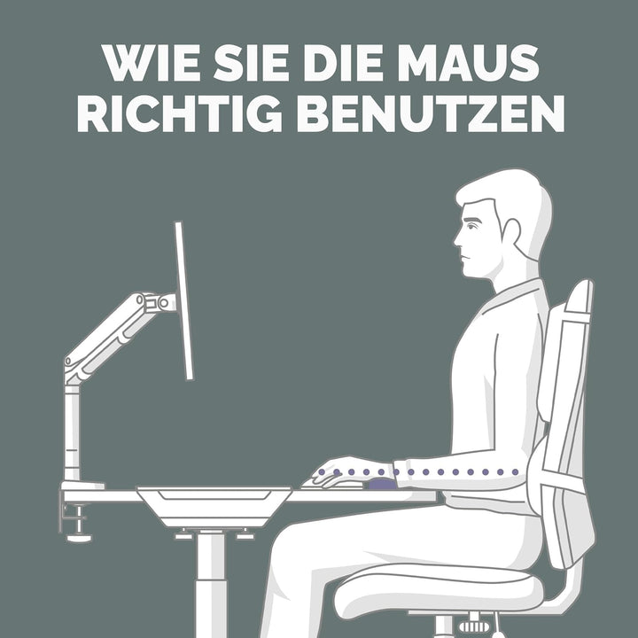 Fellowes Breyta XL Mauspad mit Handgelenkauflage – Grau, mit HEX Cushion Technology Silikonpolster u