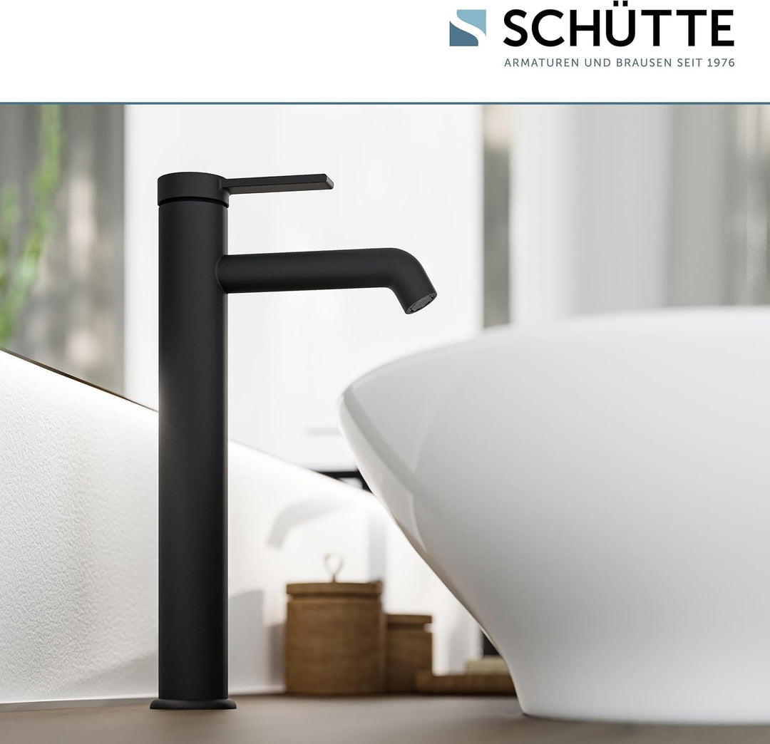 SCHÜTTE Waschtischarmatur für Aufsatzwaschbecken LOS ANGELES 33116, Wasserhahn Bad hoher Auslauf, ho